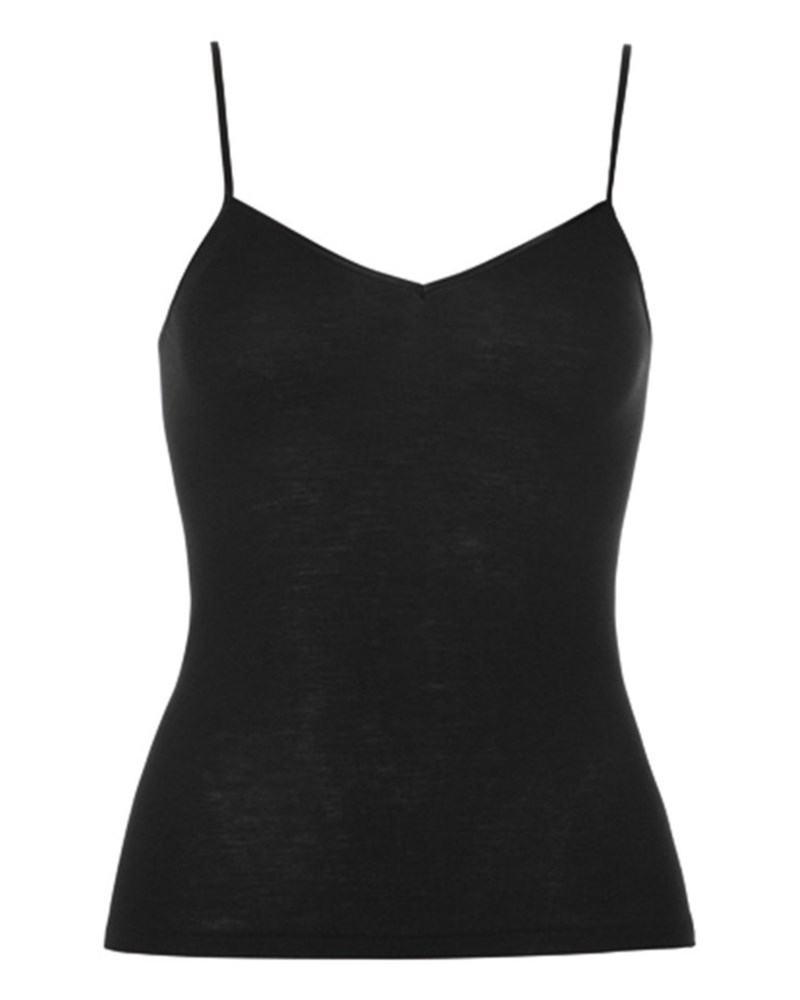 Linne woolen silk spagetti top