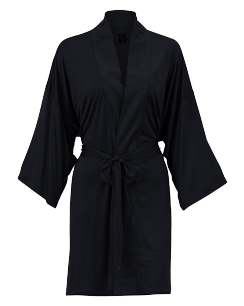 Kimono kelly kort svart 1