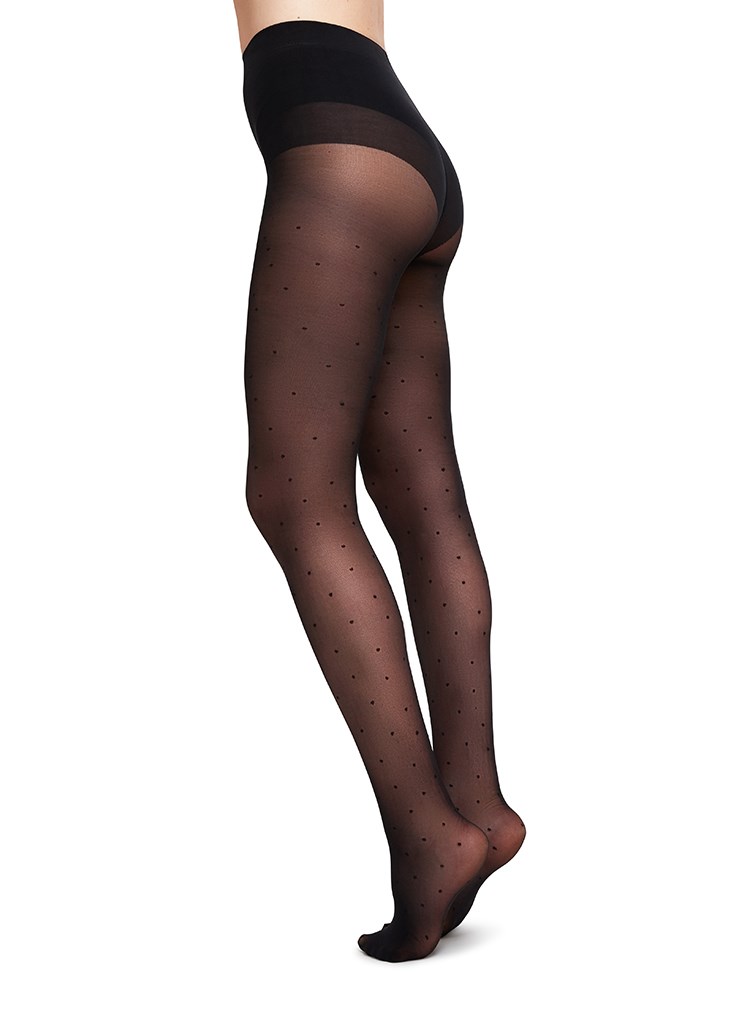 Strumpbyxor doris dots svart 1