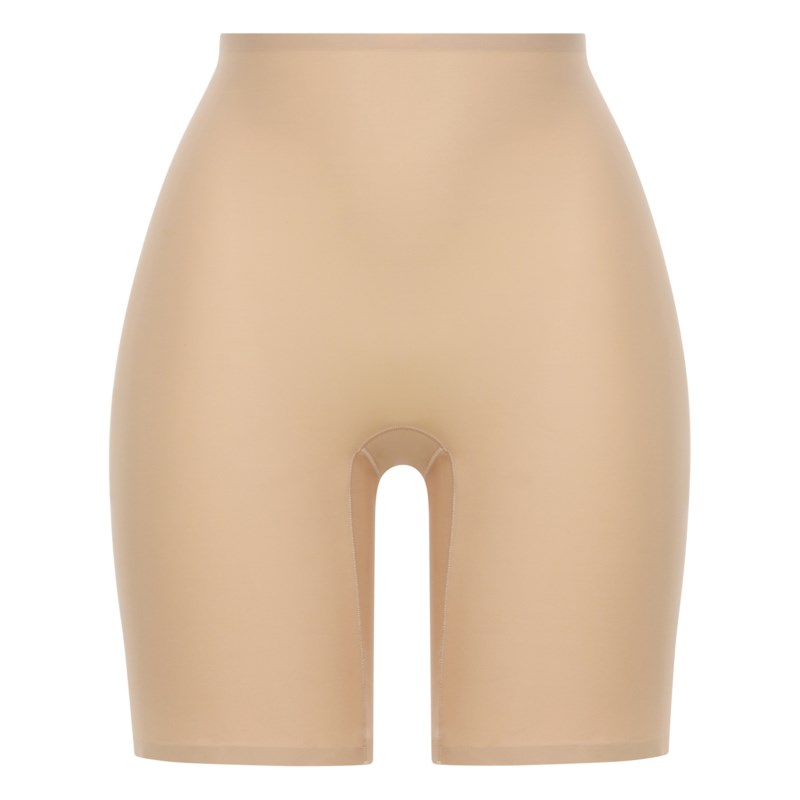 Shorts soft stretch high waist mid-thigh svart 1