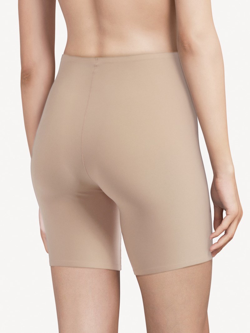 Shorts soft stretch high waist mid-thigh svart 3