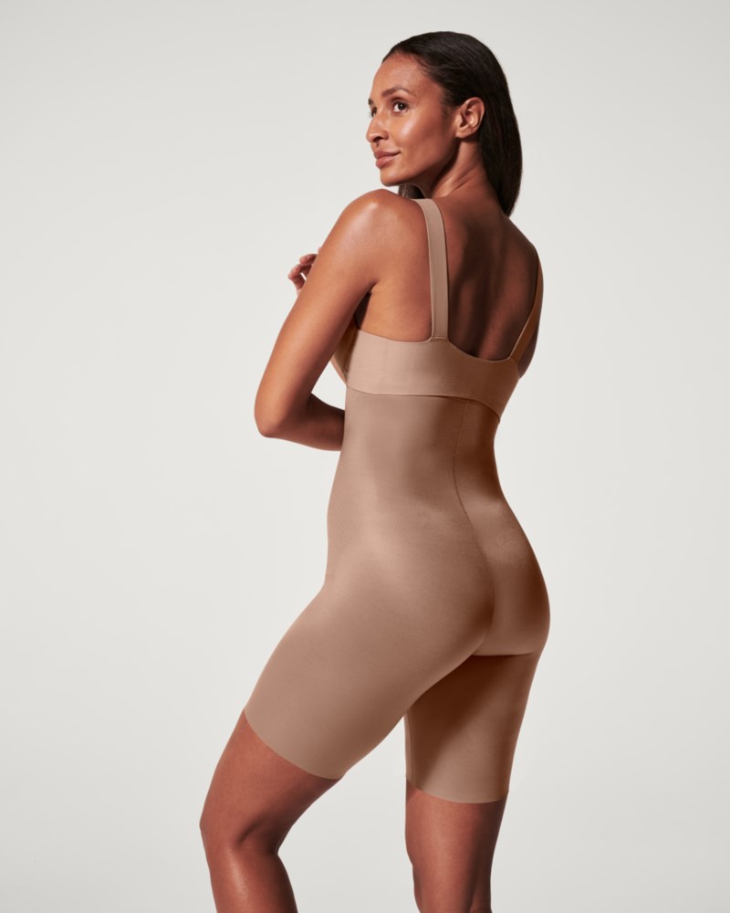 Shorts thinstincts 2.0 high waist mid thigh cafe au lait 5