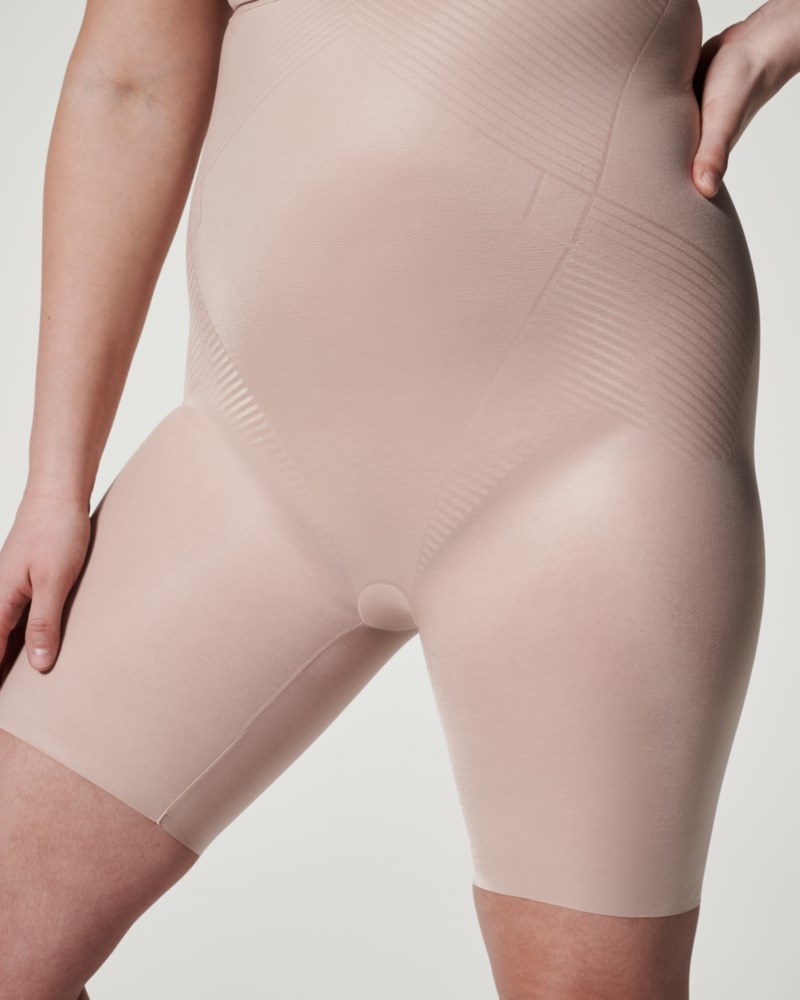 Shorts thinstincts 2.0 high waist mid thigh cafe au lait 8