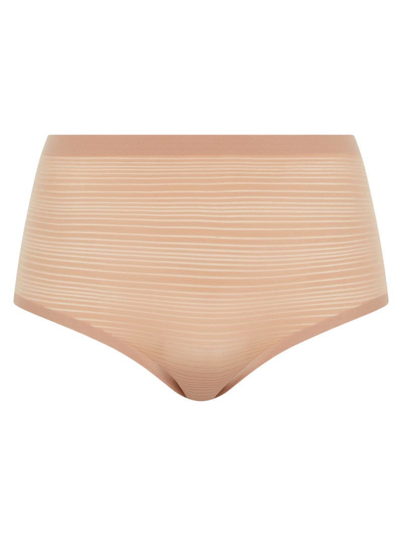 Trosa hög brief stripes beige 1