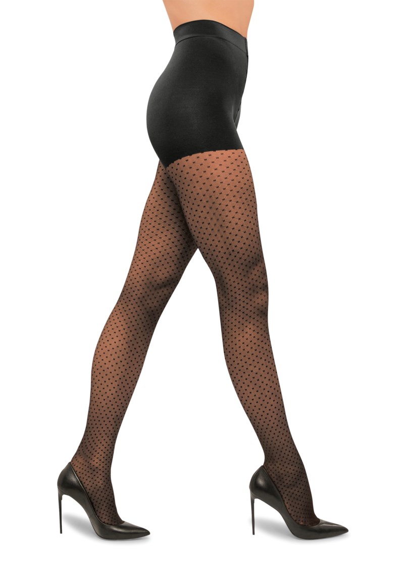 Tights control dots 20 den black 4