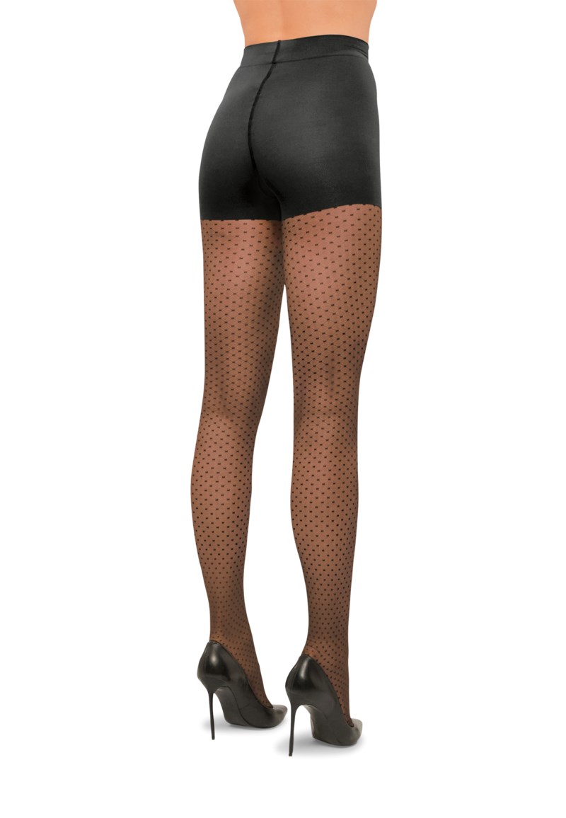 Tights control dots 20 den black 5