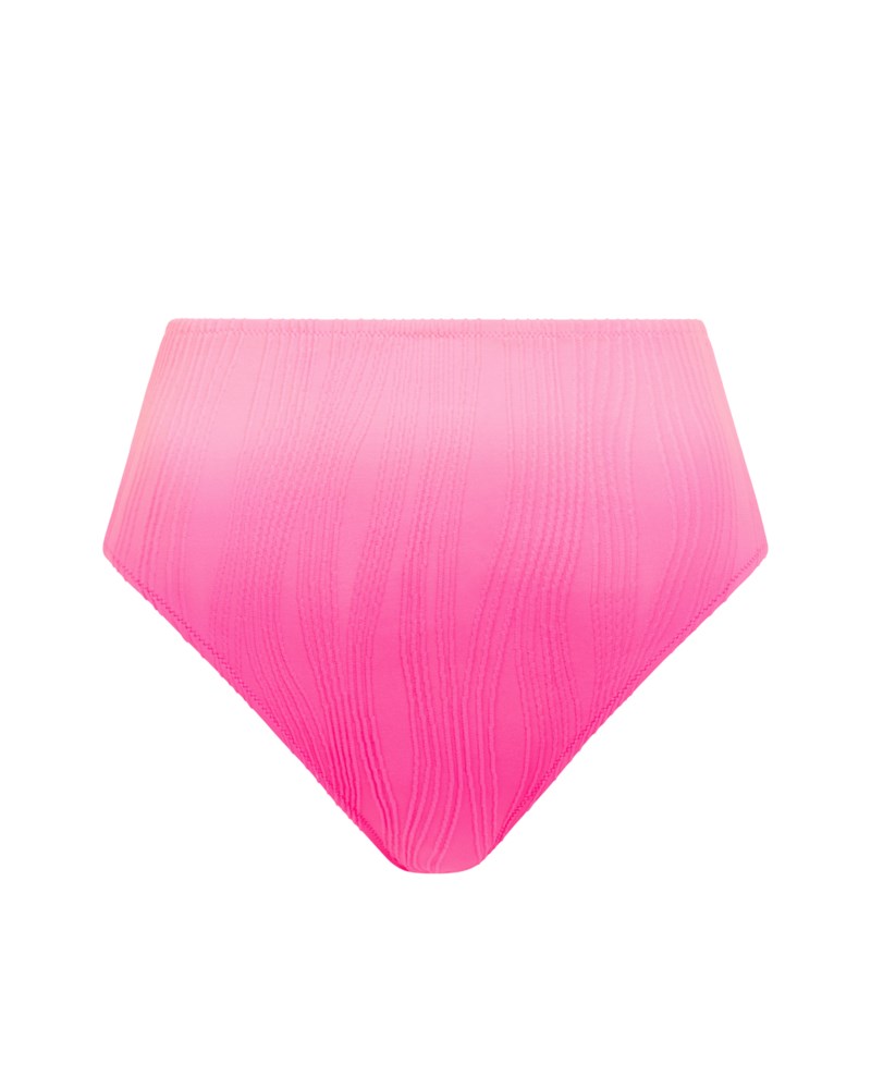 Bikiniunderdel full brief pink tie and dye 1