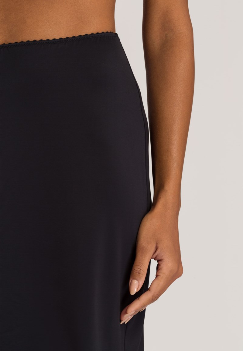 Underkjol satin de luxe half slip svart 5