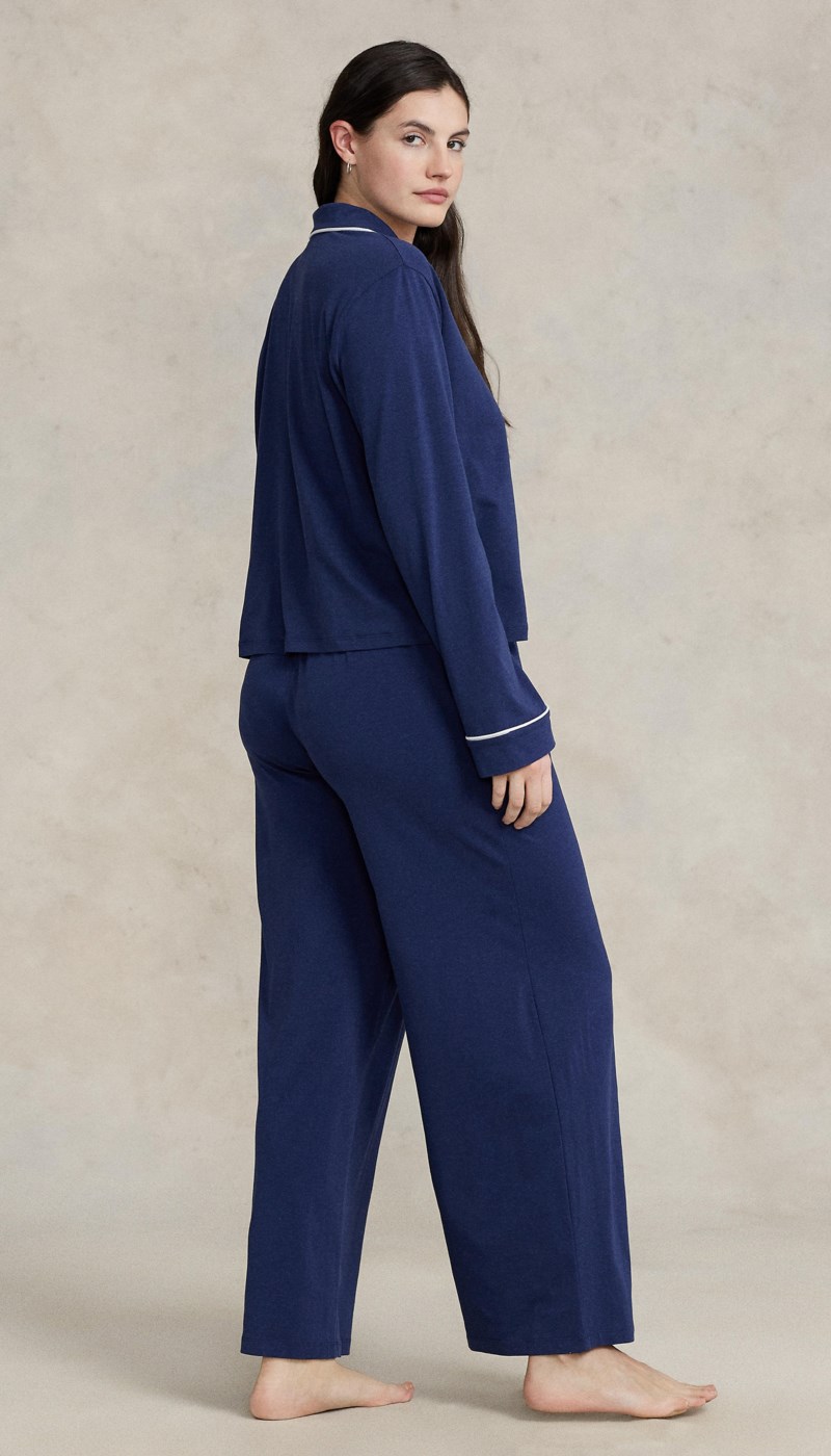 Pyjamas long jersey navy 3