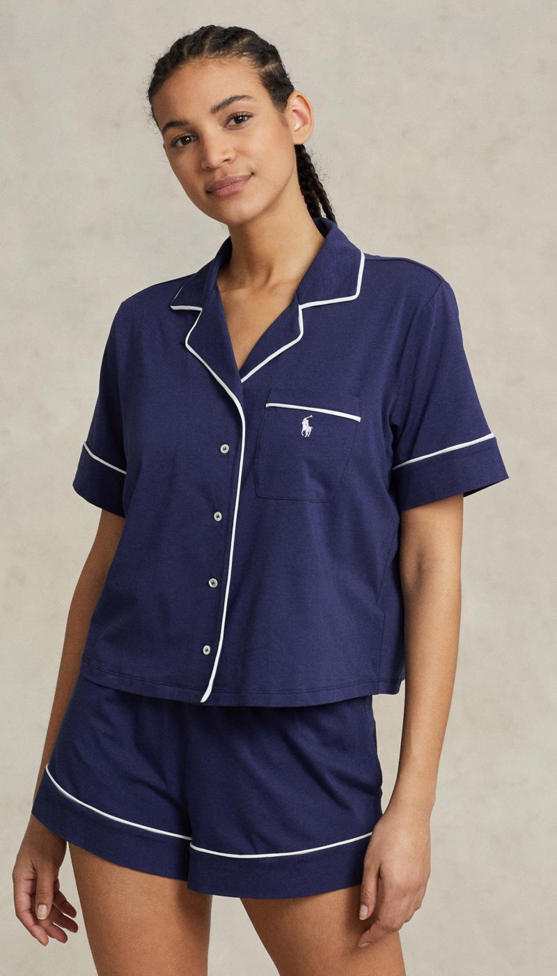Polo Ralph Lauren Pyjamas short jersey dam – bild 4