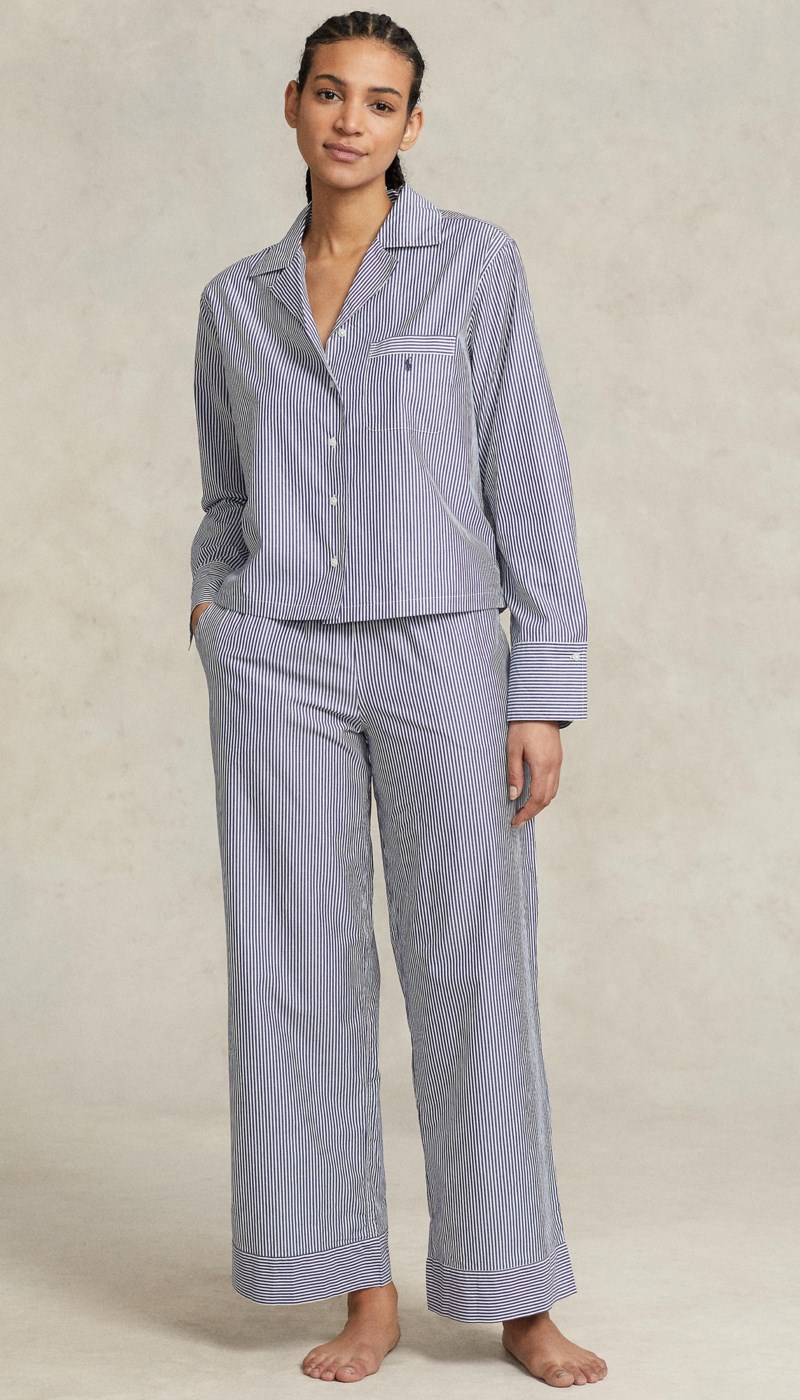 Polo Ralph Lauren Pyjamas long woven poplin dam – bild 2