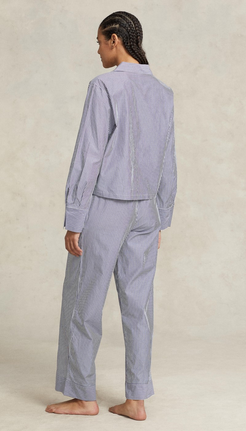 Polo Ralph Lauren Pyjamas long woven poplin dam – bild 3