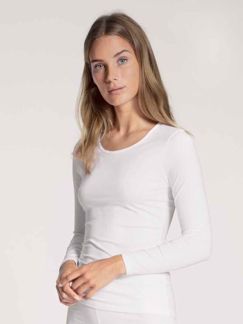 Långärmad topp natural comfort schwarz 2