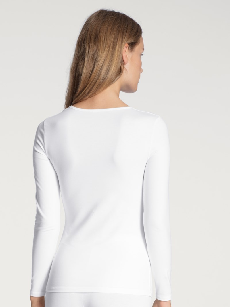 Långärmad topp natural comfort schwarz 3