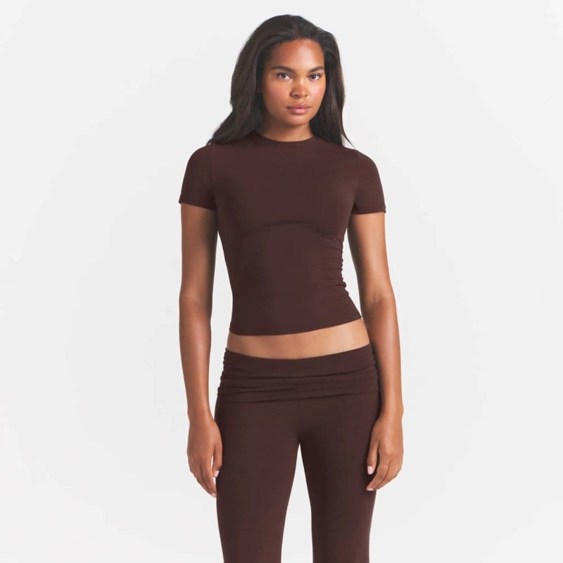SKIMS T-shirt cotton jersey dam – bild 2