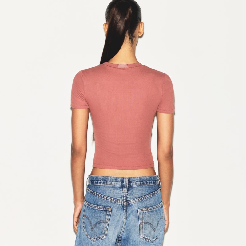 T-shirt cotton jersey redwood 3