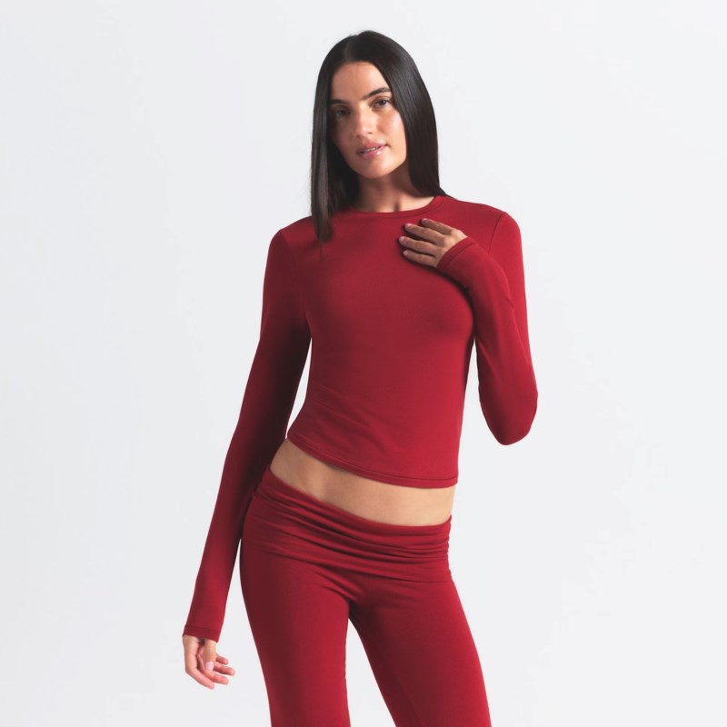 Cotton jersey long sleeve t-shirt marble 3