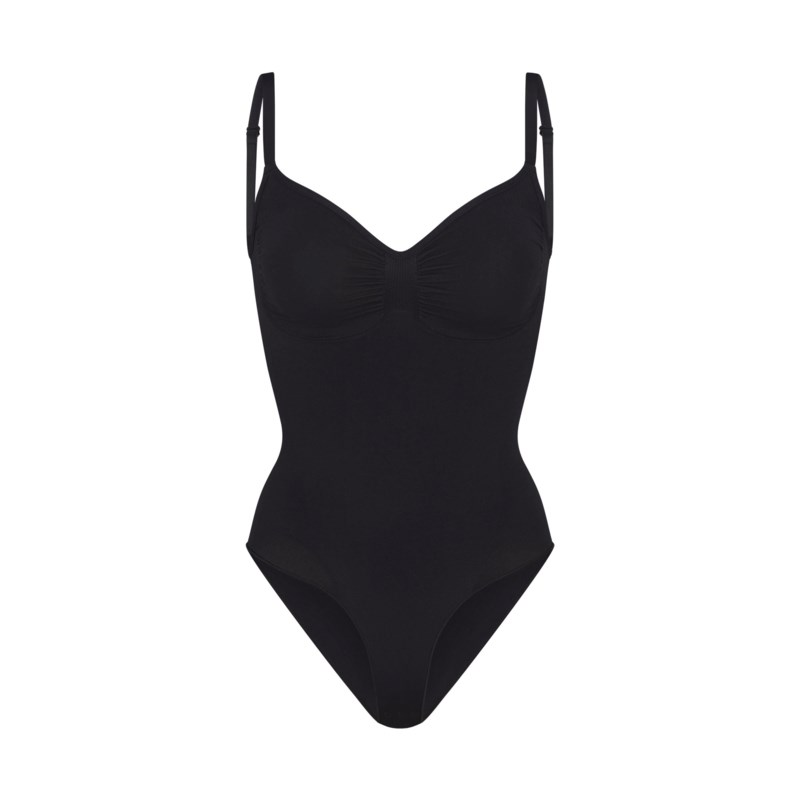 Bodysuit seamless sculpt brief sand 1