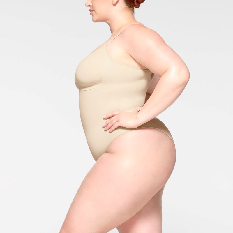 Bodysuit seamless sculpt brief sand 3