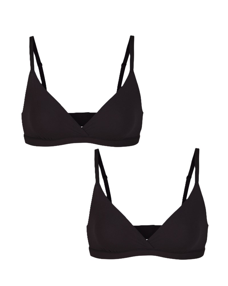 Fits everybody crossover bralette 2-pack 1