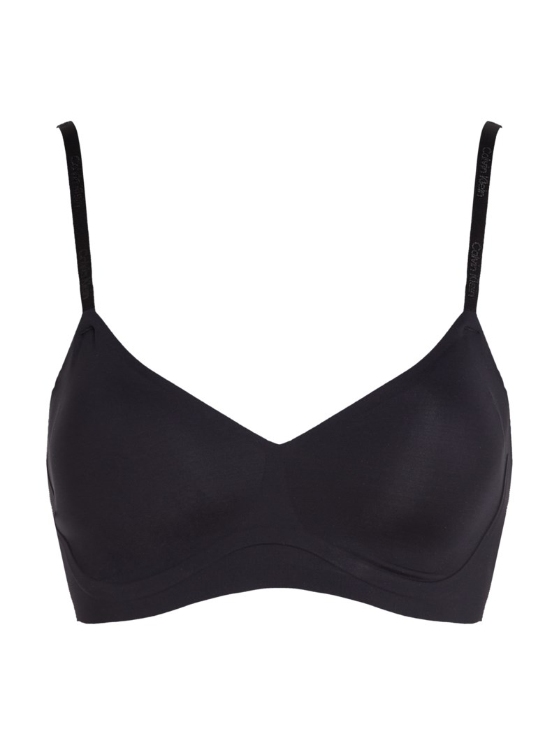 Bralette invisible wire black 1
