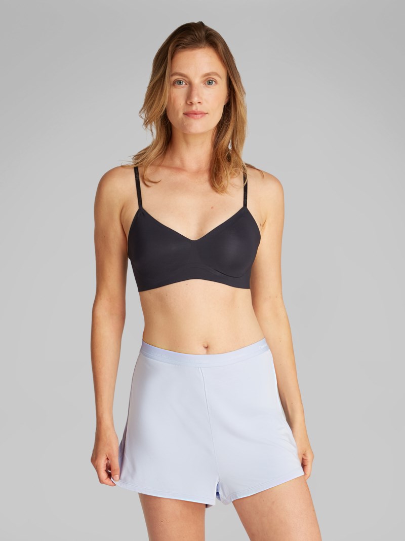 Bralette invisible wire black 4