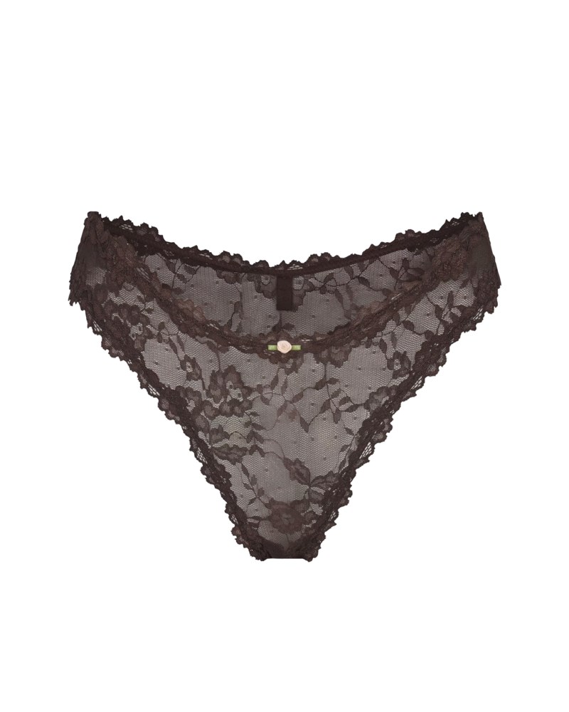 Trosa stretch lace dipped espresso 1