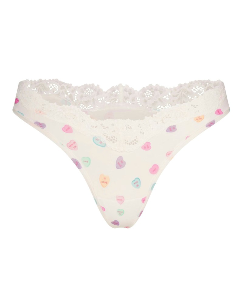 marble candy heart print