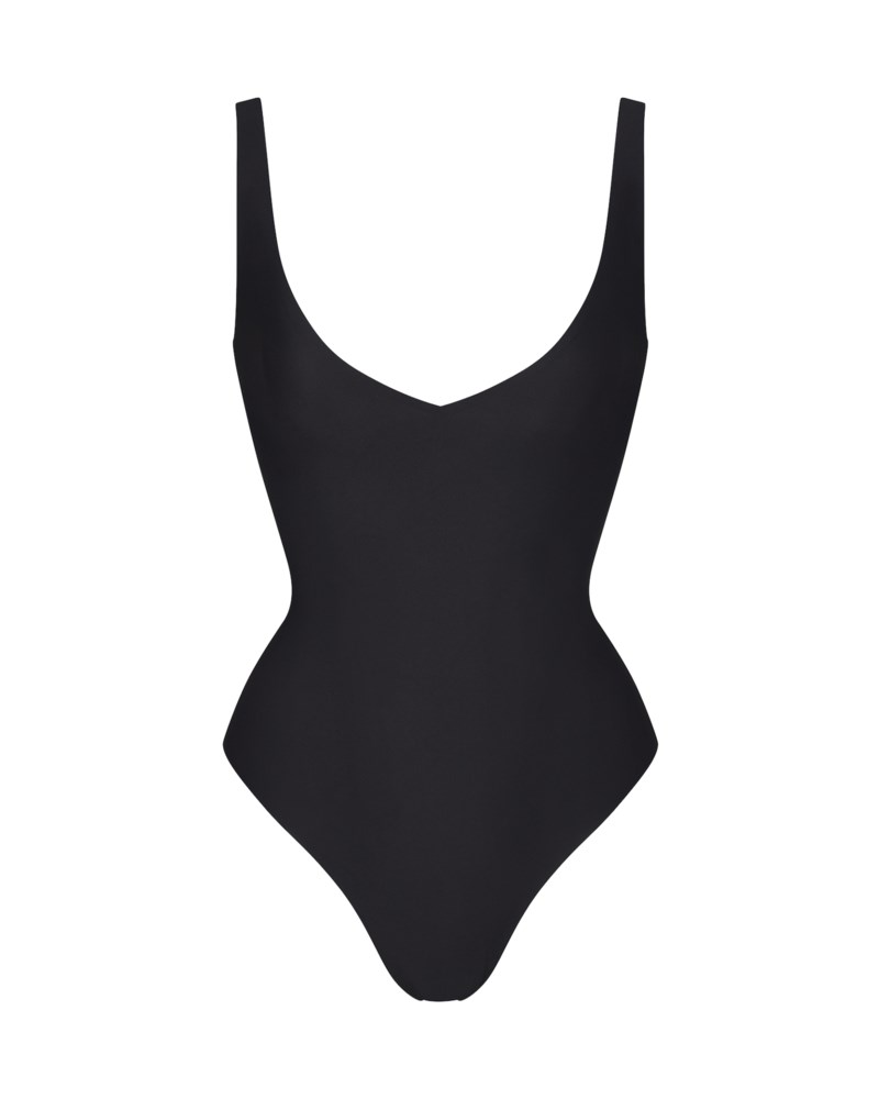 Bodysuit unlined plunge onyx