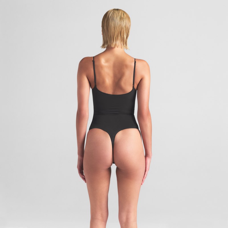 SKIMS Bodysuit sheer seamless thong bodies & set dam – bild 3