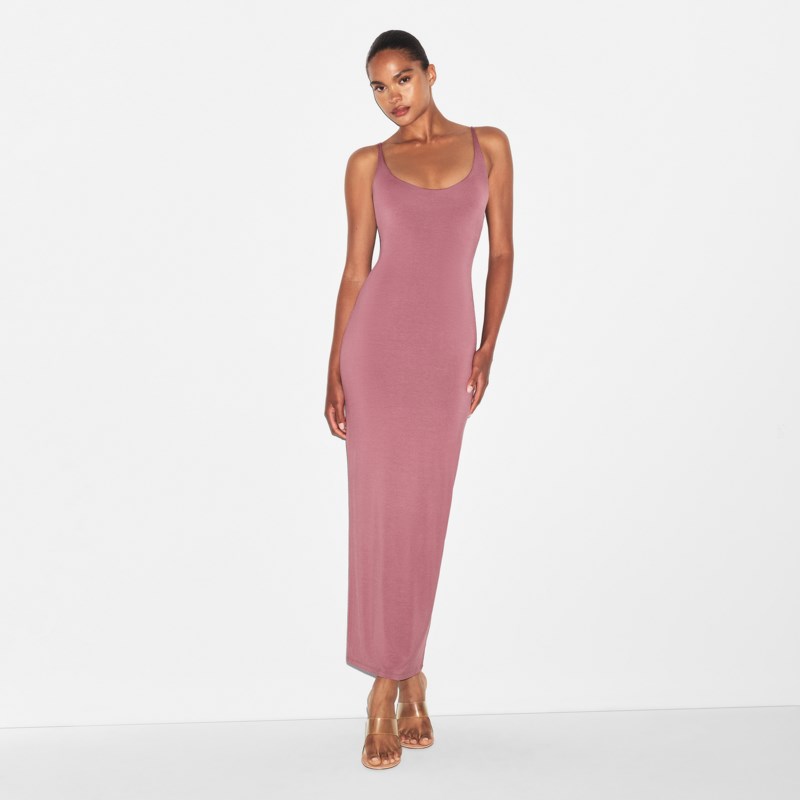 Klänning scoop neck long 2