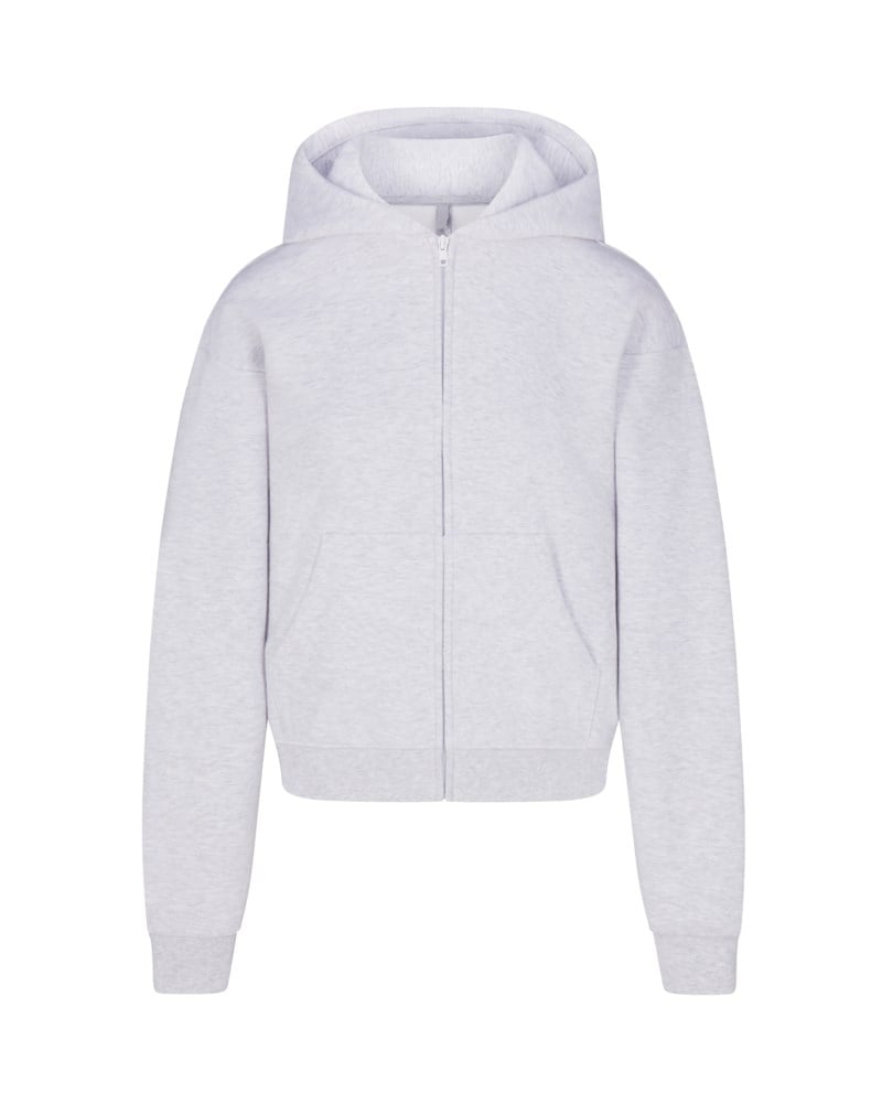Hoodie cotton fleece classic zip