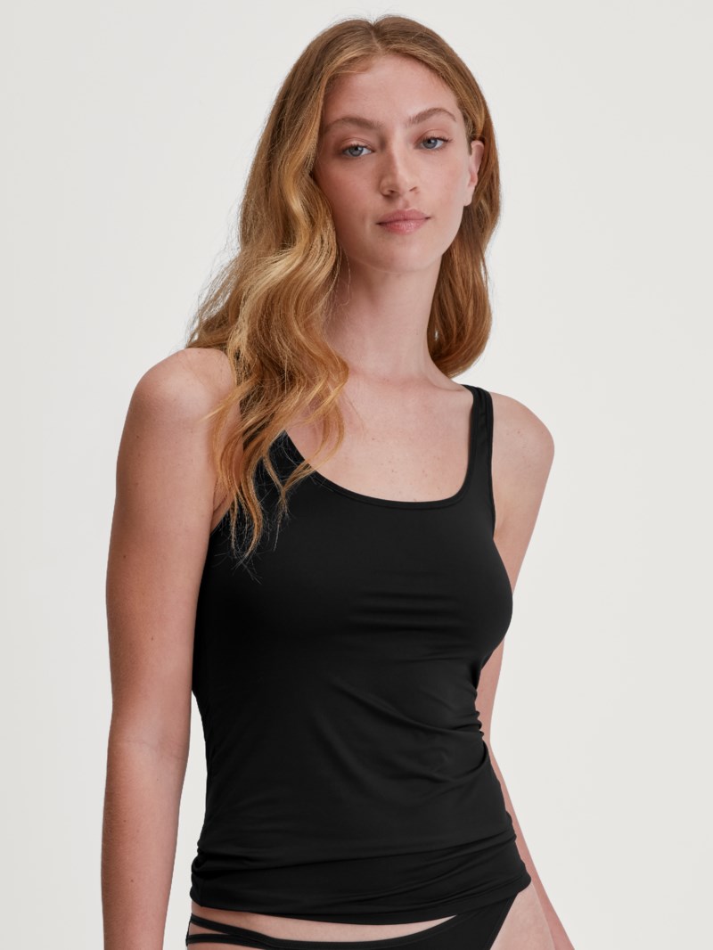 CALIDA Linne sleek satin tank dam – bild 2