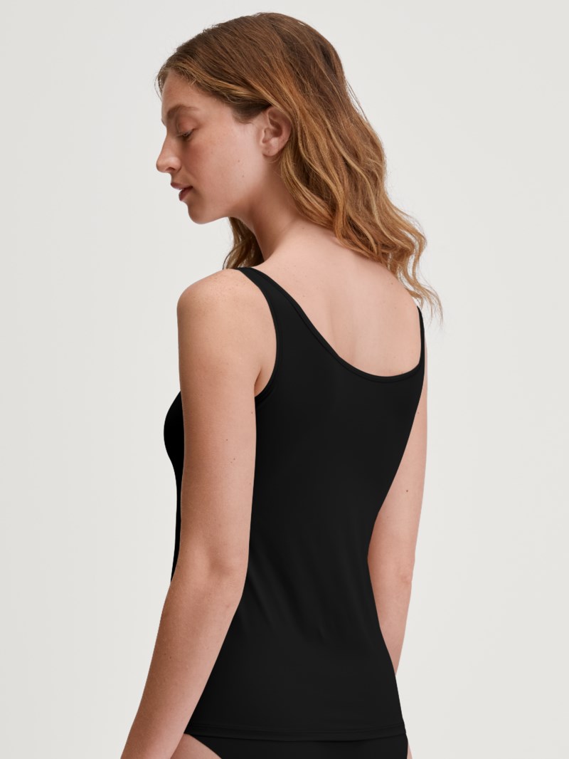CALIDA Linne sleek satin tank dam – bild 3