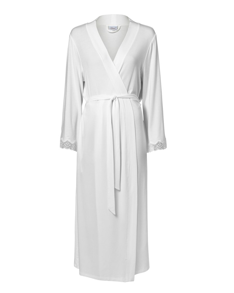 Morgonrock diana long lace 1