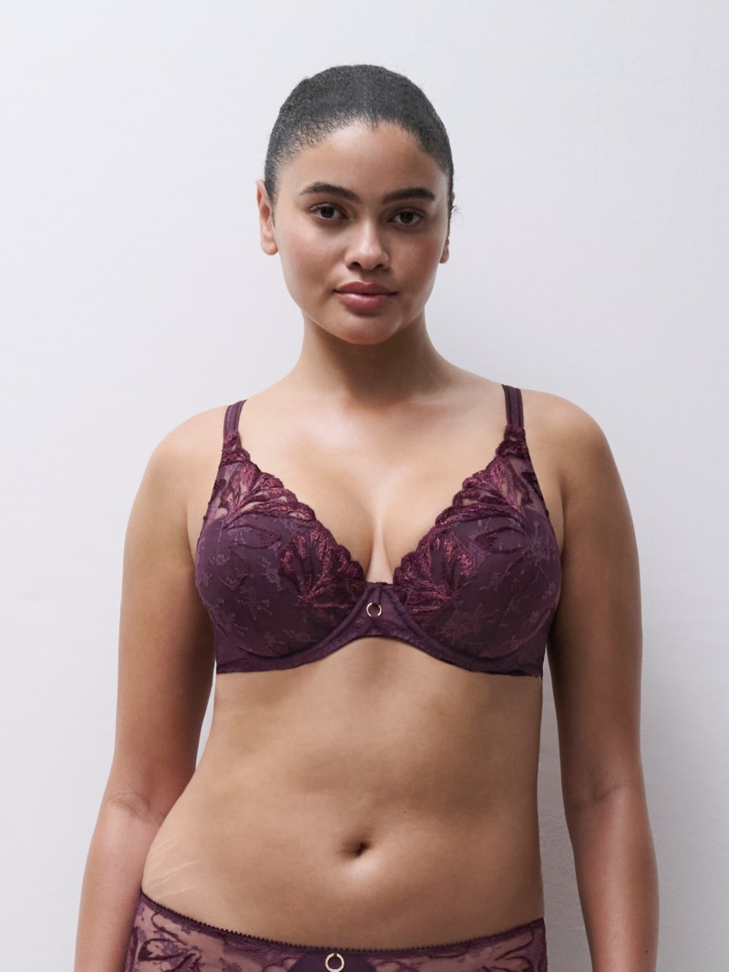 Chantelle Bh t-shirt illusion plunge dam – bild 2