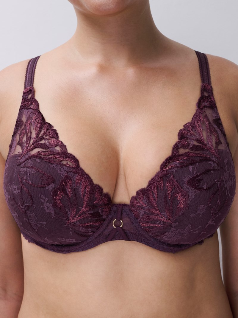 Chantelle Bh t-shirt illusion plunge dam – bild 4