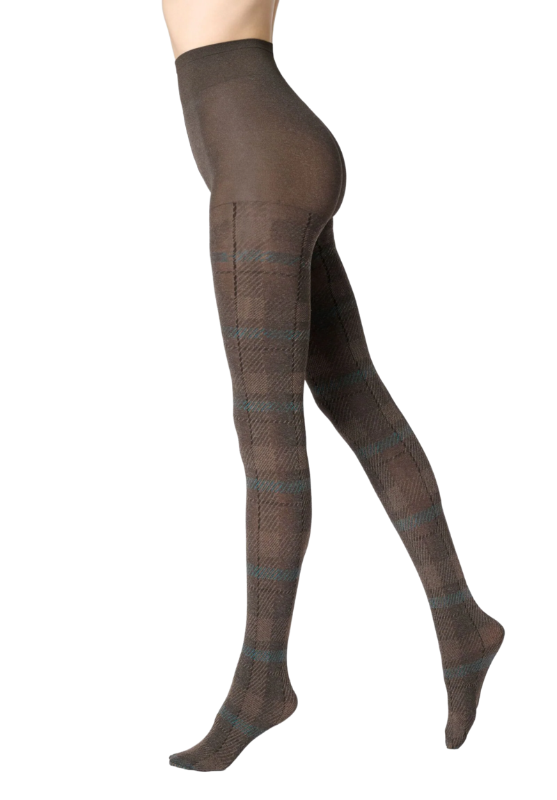 Soft plaid tights
