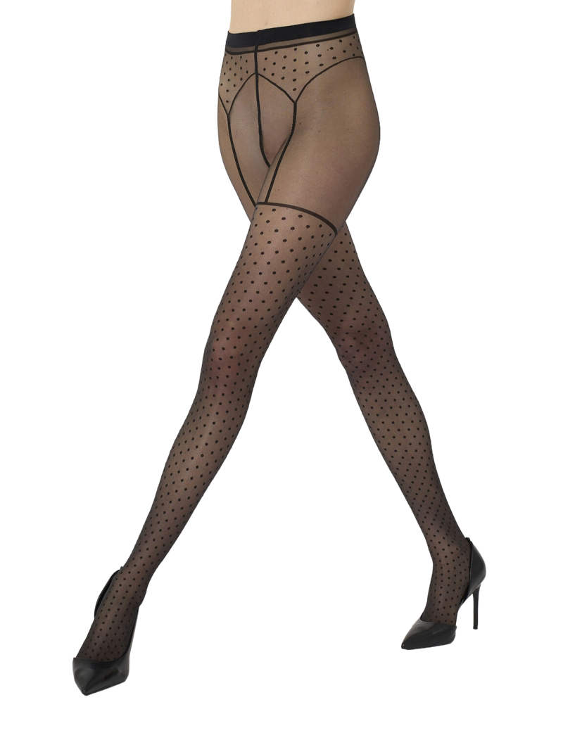 Dotter garter belt tights