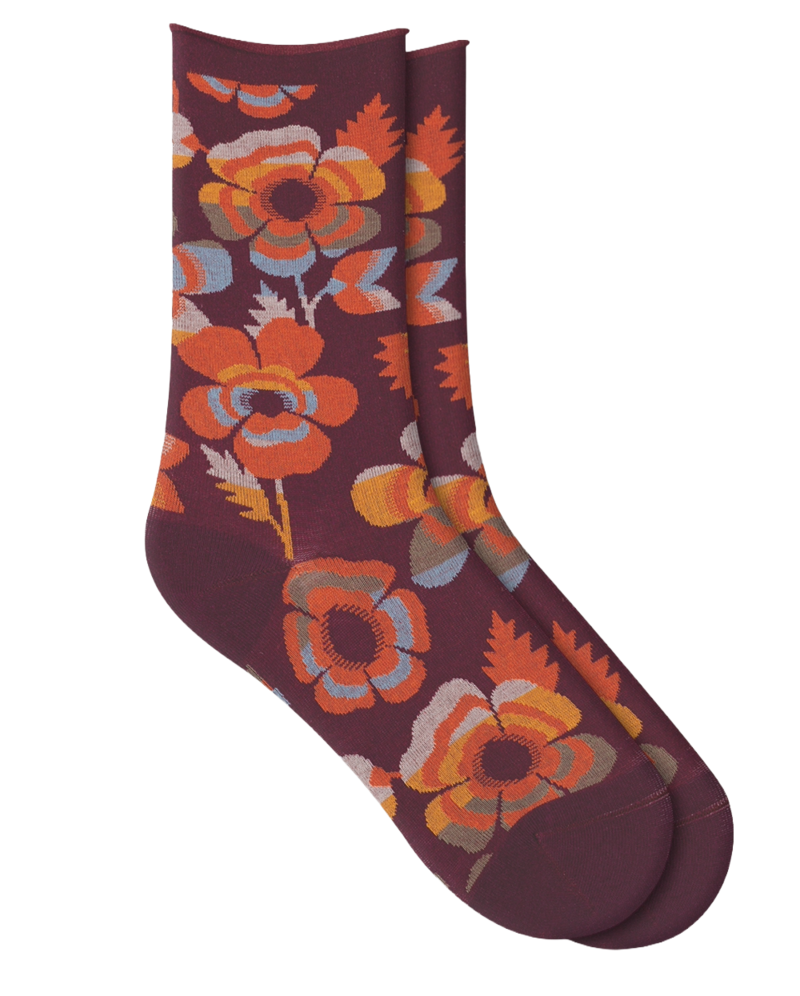 Strumpa velvety flowers