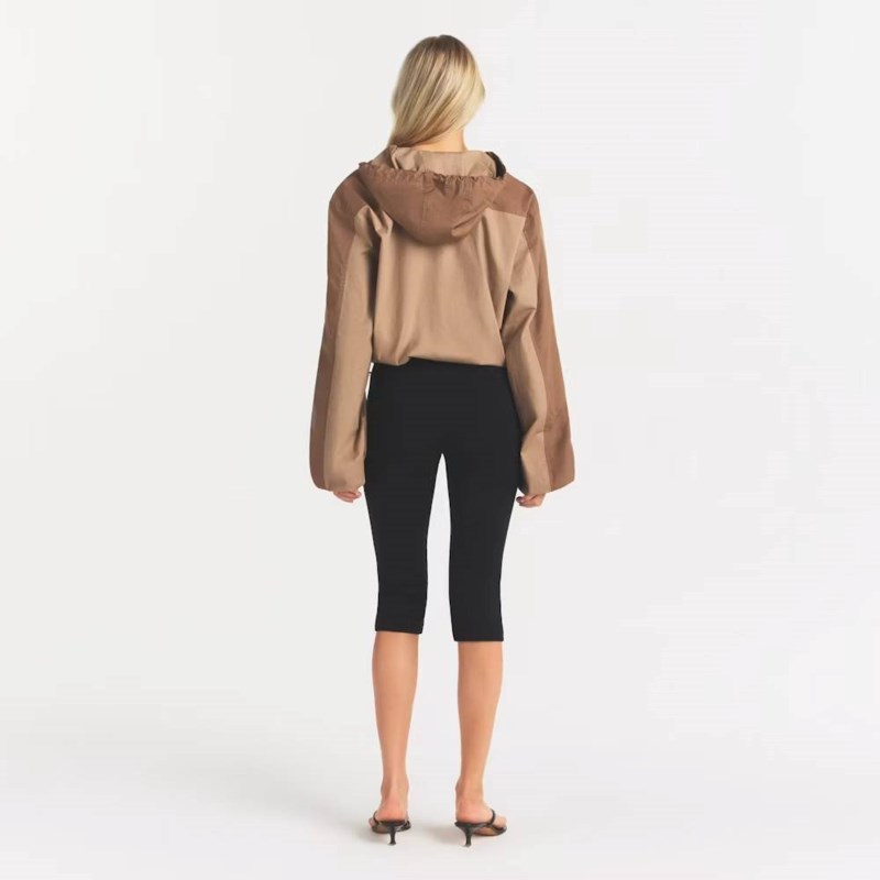 SKIMS Hoodie half zip woven cotton dam – bild 3