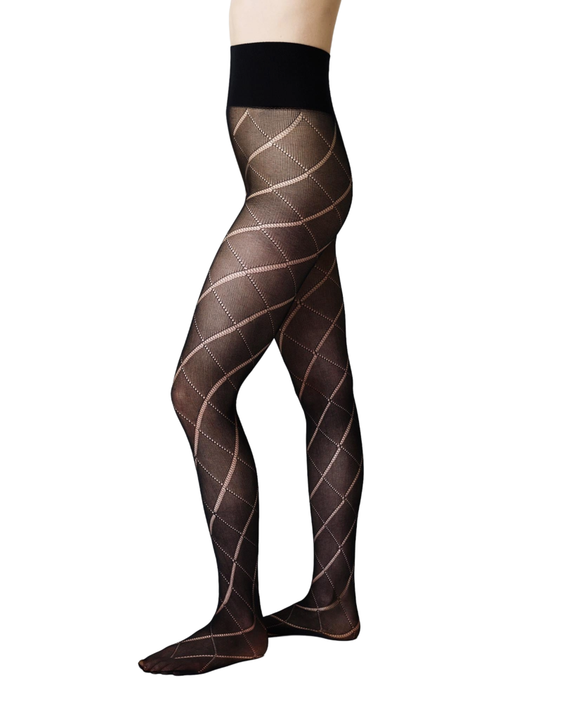 Tights kitty romb pointelle