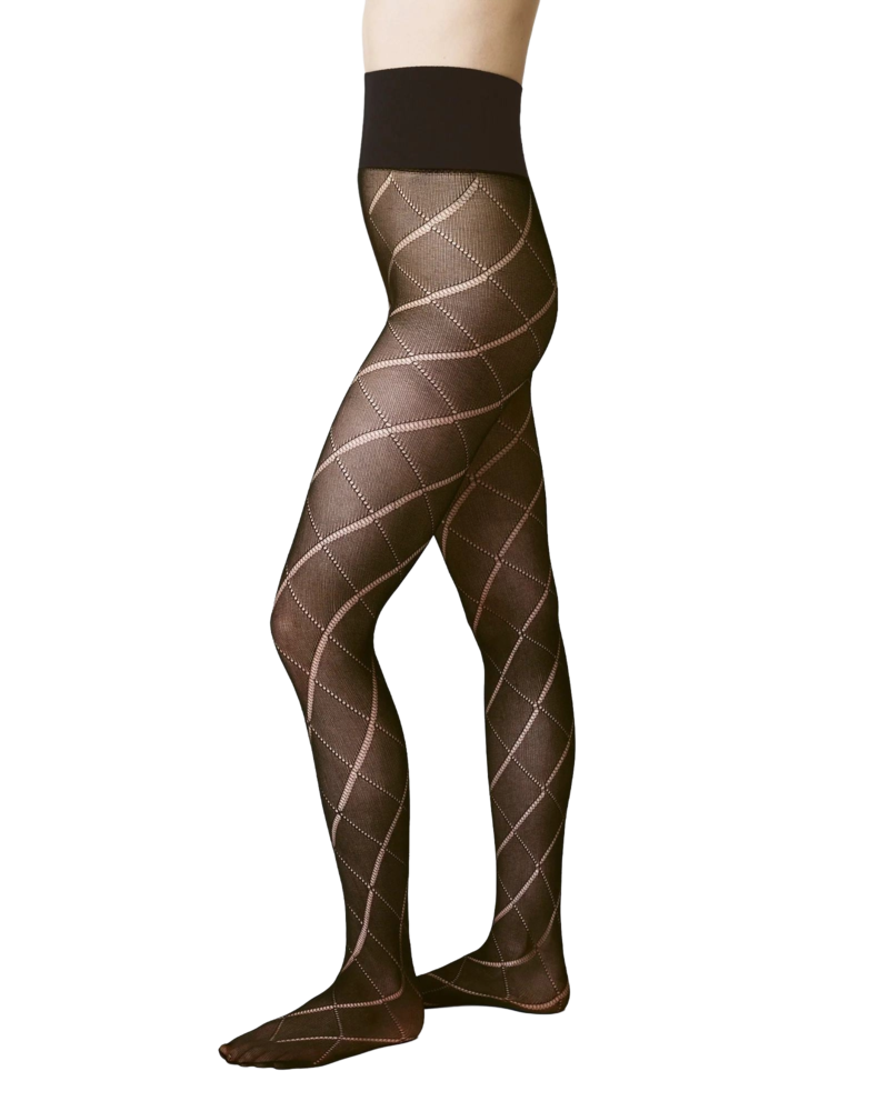 Tights kitty romb pointelle