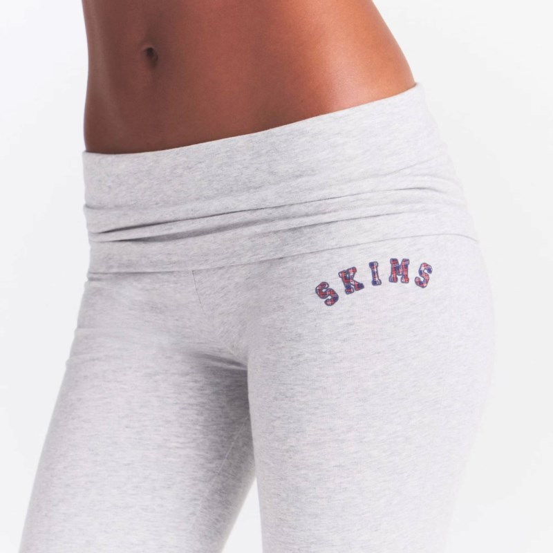 SKIMS Byxa cotton jersey logo foldover dam – bild 4