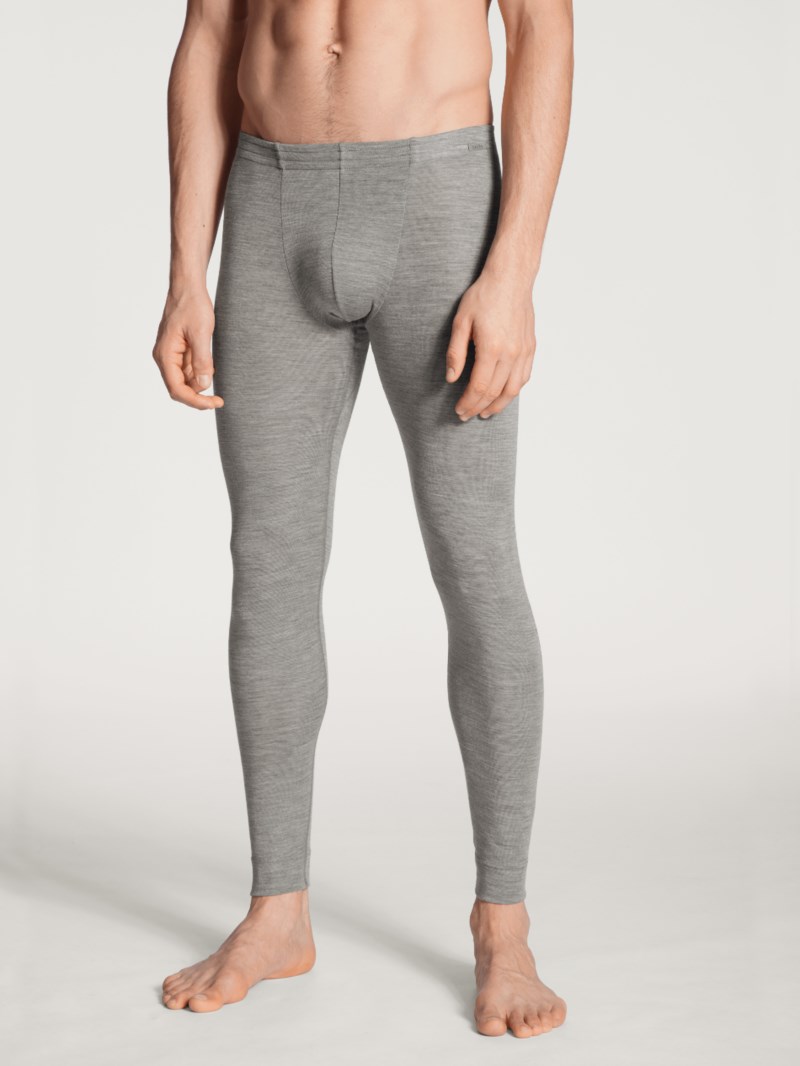 Långkalsonger silk grå 2