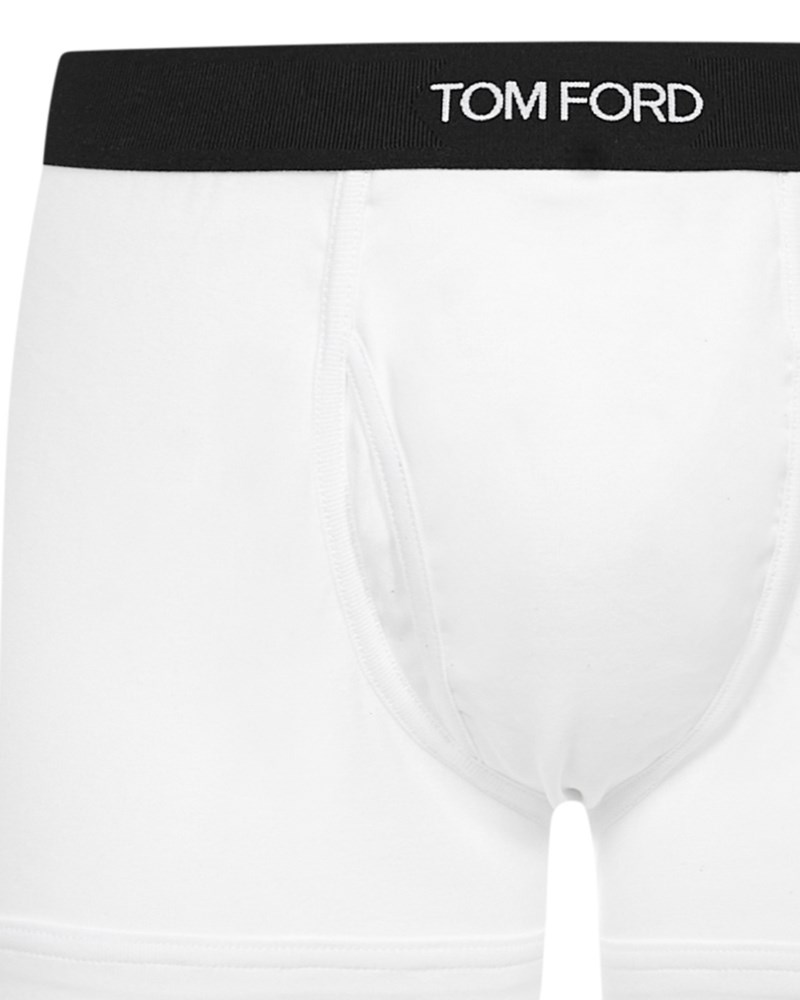 Boxerkalsong cotton boxer brief vit 3