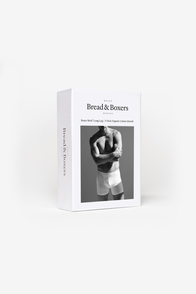 Boxer brief extra lång 3-pack svart 5