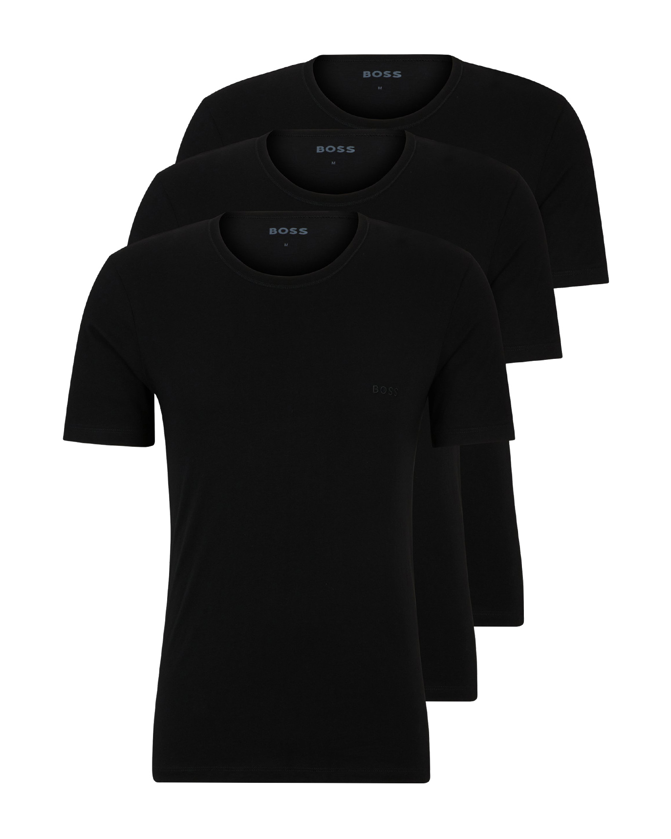Hugo boss t shirt herr 3 pack sale