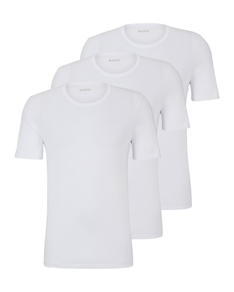 T-shirt 3-pack classic crewneck vit 1
