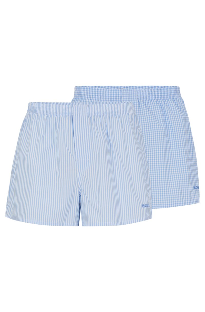 Pyjamashorts cw 2-pack light blue 1